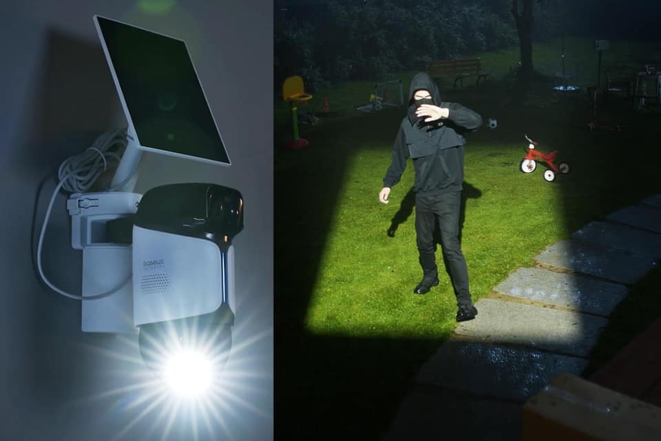 Baseus’ new security camera has a spotlight that tracks and follows moving targets