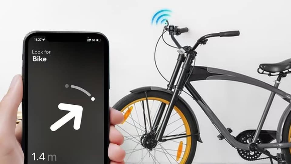 This isn’t just any bike bell — it’s like a sneaky AirTag for your ride
