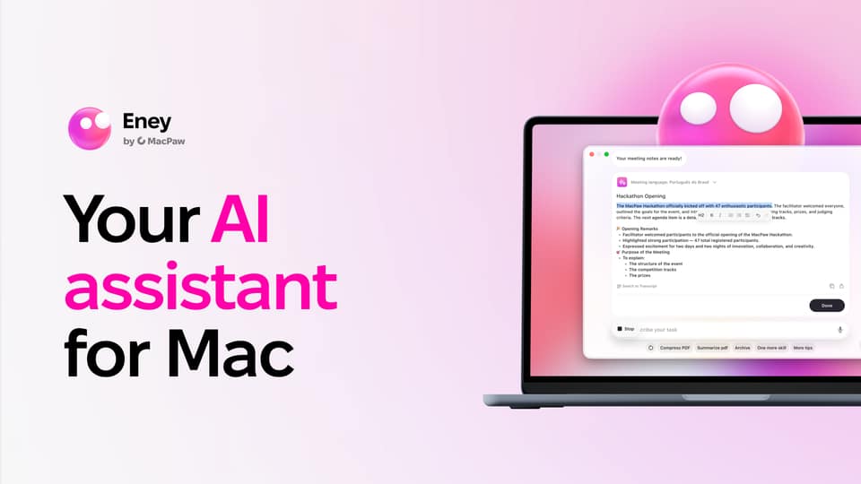 Meet Eney: The AI Assistant That Lives Right on Your Mac