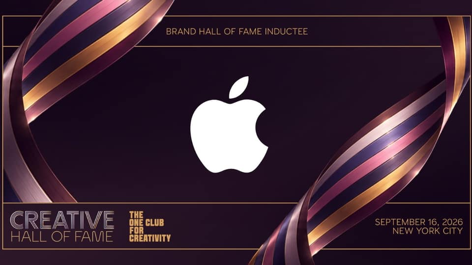 Apple becomes the first brand to be honored by the Creative Hall of Fame