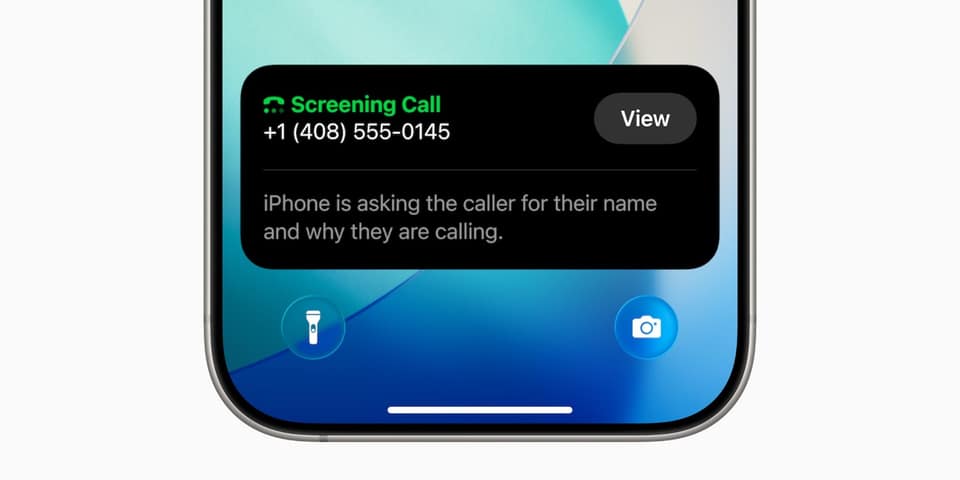 Call Screening has made a big difference to my iPhone experience