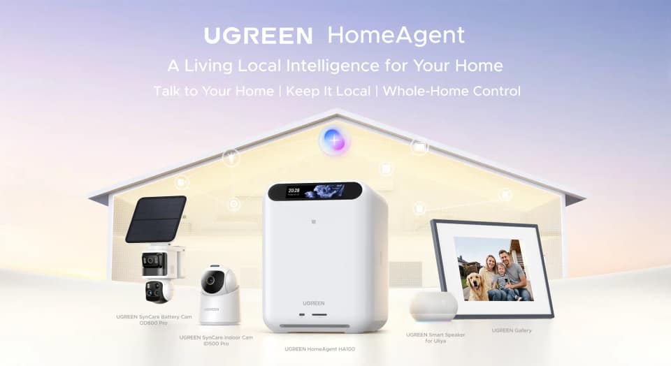 Ugreen enters the smart home market with local AI-powered HomeAgent and 4K cameras