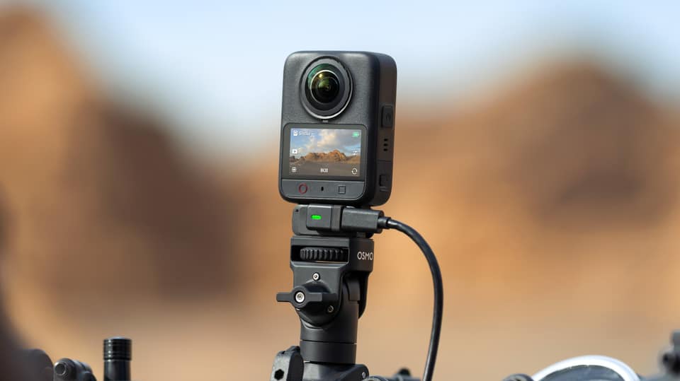 DJI's Osmo 360 II adds a replaceable lens and improved low-light capability