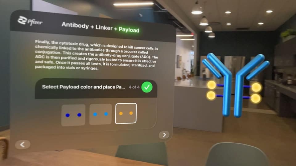 Pfizer launches immersive Apple Vision Pro experience to explain cancer research