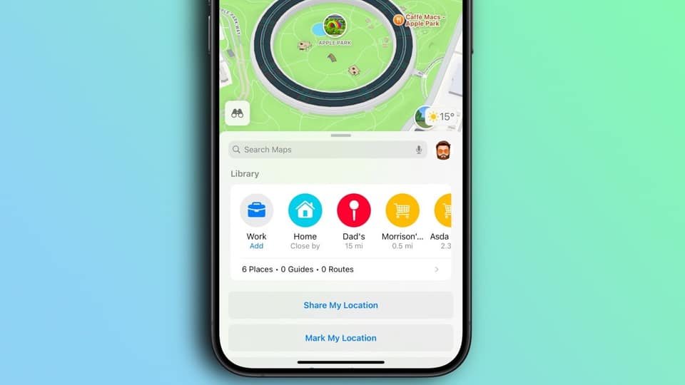 How to use the Apple Maps Library feature