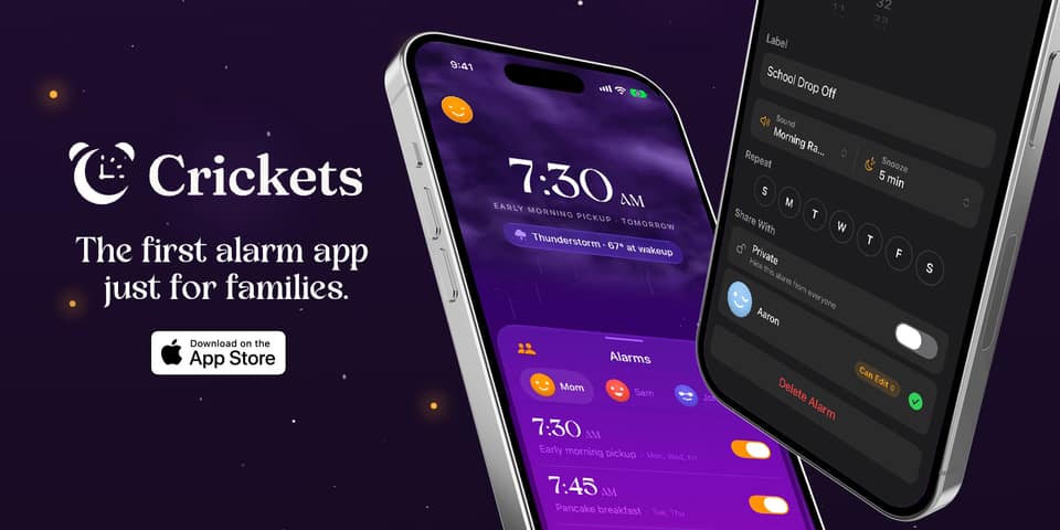 Crickets: Bring Your Family’s Morning Alarms Together [Sponsor]