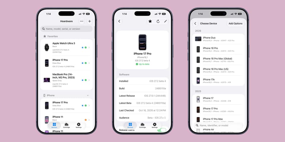 Indie App Spotlight: ‘Hoardware’ makes it easy to track your Apple device collection