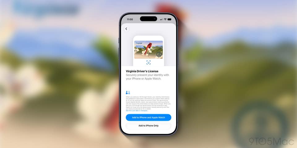 Apple Wallet driver’s license support just launched in a new state