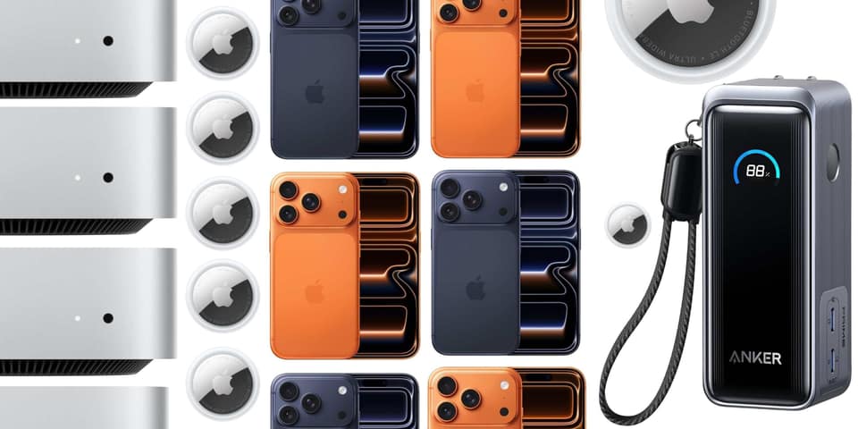 Deals: AirPods, AirTag 2, M6 Mac mini trades up to $500 off, iPhone 17 Pro $220 off, Anker Smart Display power bank, more