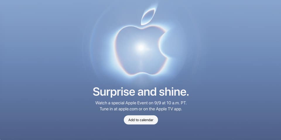 Apple announces September iPhone launch event