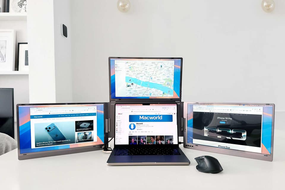 KYY X90G Quad Portable Monitor review: Three extra screens for your MacBook