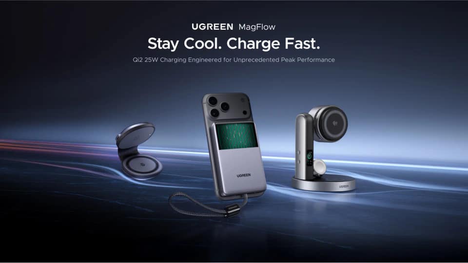 Ugreen’s MagFlow power bank uses liquid cooling to beat the heat