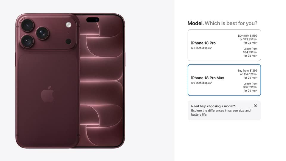 You should prepare for your iPhone 18 Pro pre-order right now