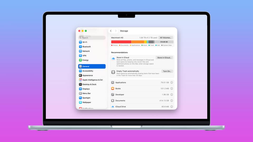 3 fastest ways to clear disk space on your Mac