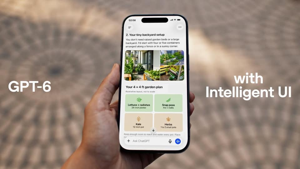 ChatGPT Gets GPT-6 and New Intelligent UI With Visual Answers