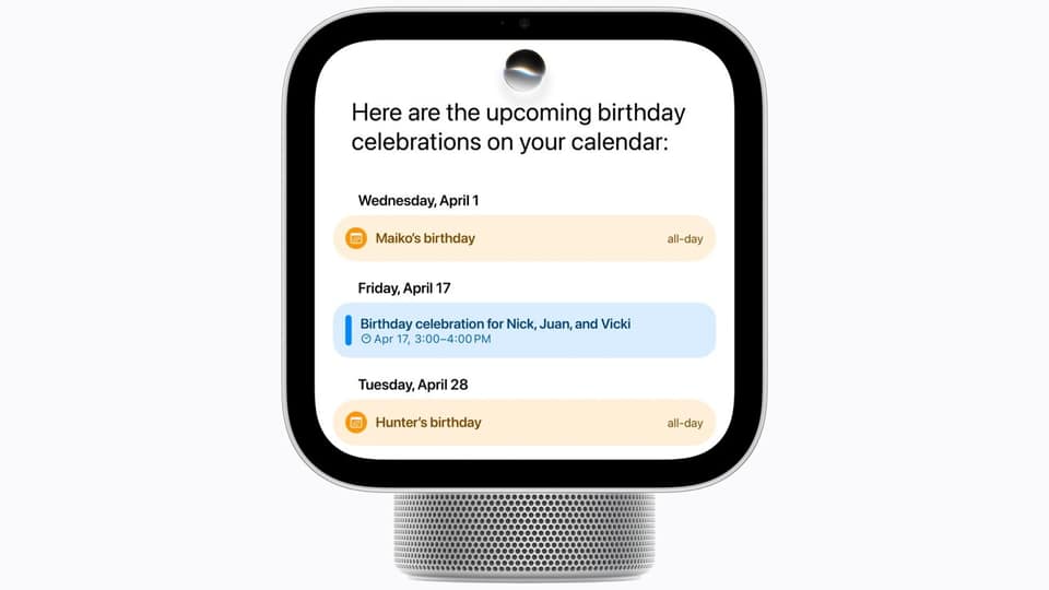 No biometrics are needed for HomeView to show a user's personal data