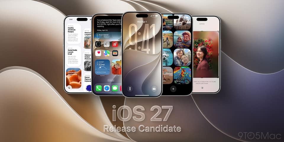 Apple releases iOS 27 RC ahead of public launch