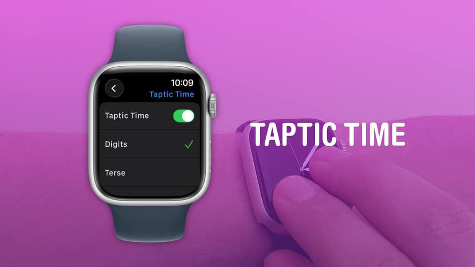 Get the time without even looking at your Apple Watch