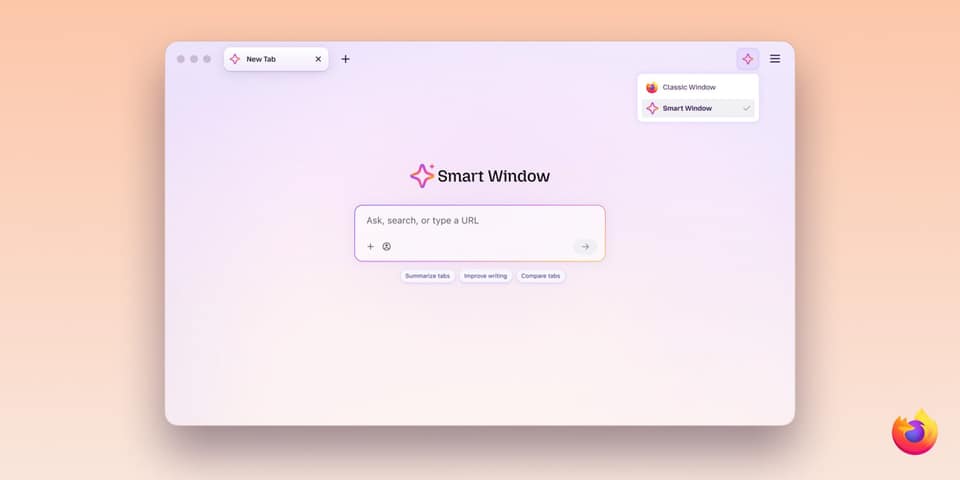 Firefox’s AI-powered Smart Window gets form autofill and website monitoring
