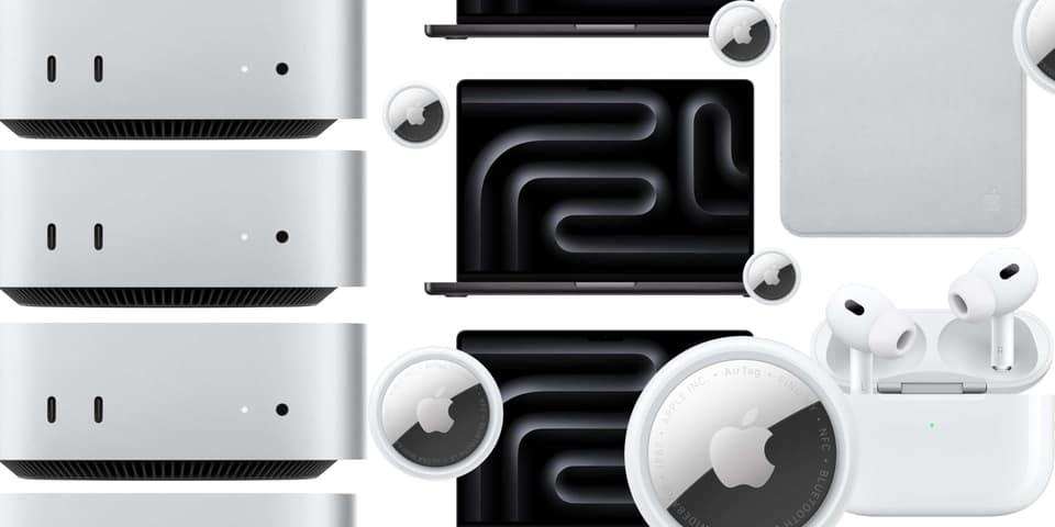 Deals: M6 Mac mini $500+ off with M4 trades, AirTag 2 $20 each, 48GB M5 Pro MacBook Pro $400 off, more