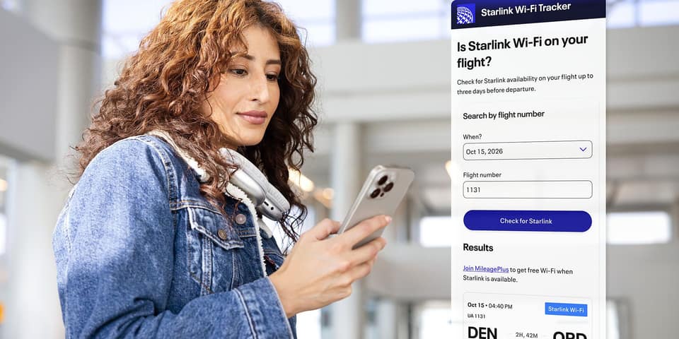 Half of United flights have Starlink Wi-Fi – here’s how to check yours