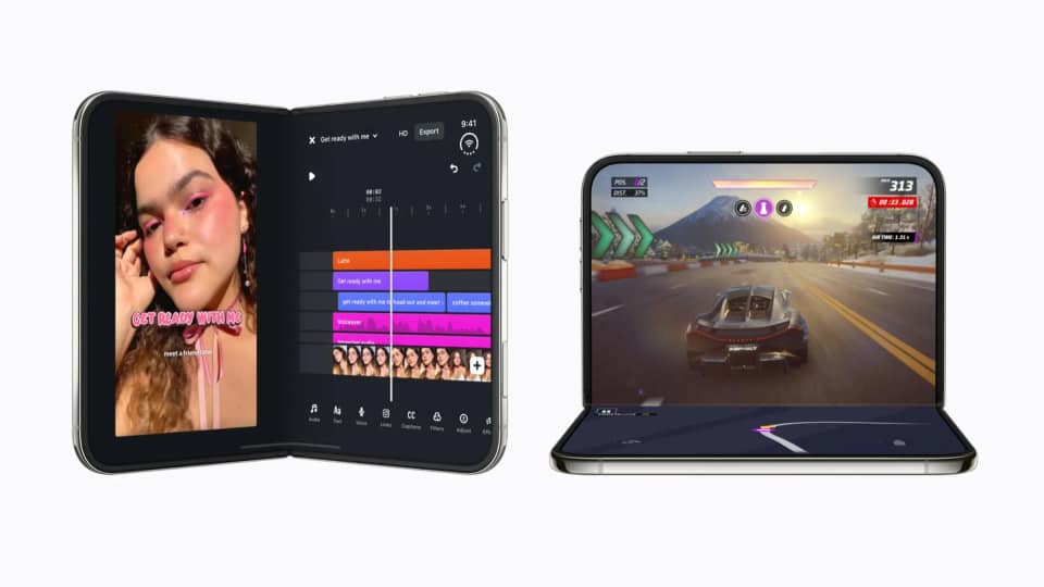 Apple shows off iPhone Duo apps built for the foldable