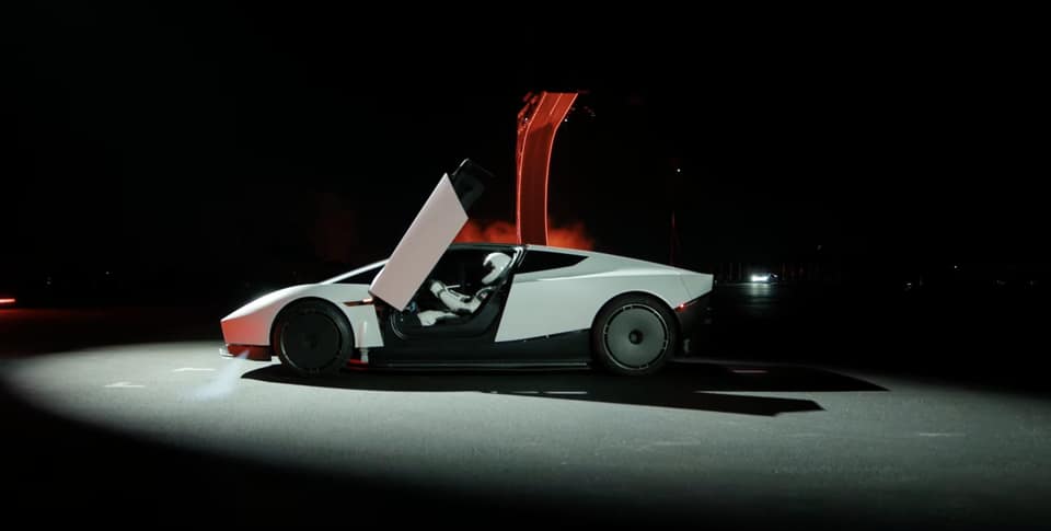 The Tesla Roadster flew, drove upside down, and hit 60mph in under a second