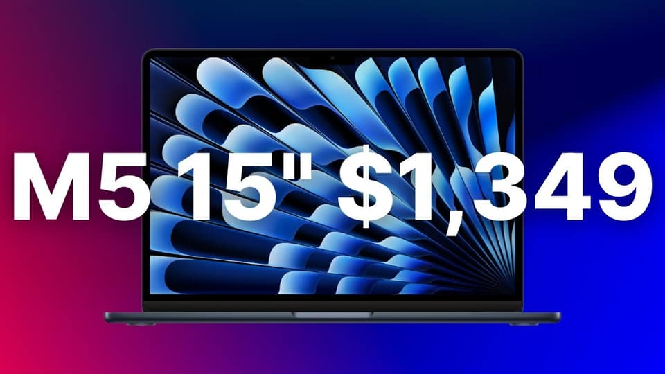 15-inch MacBook Air M5 plunges to $1,349 ahead of Apple Event