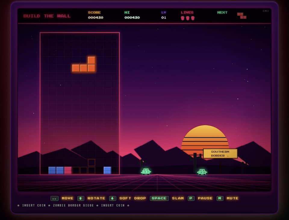 The White House pulls its racist Tetris clone