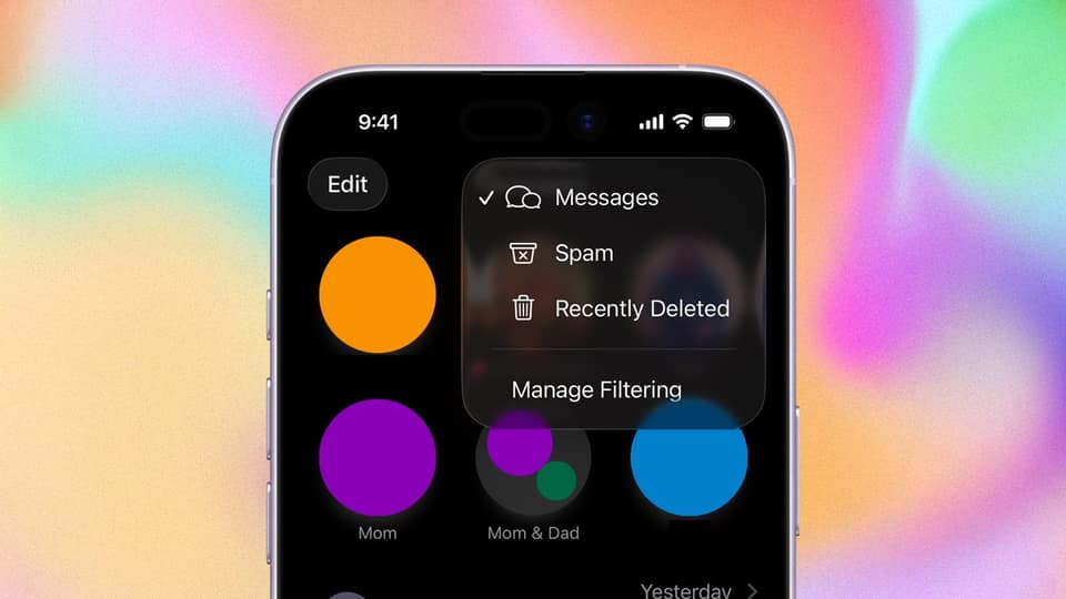 How to use filtering in Messages on iOS 27