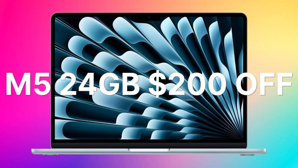 Apple's M5 MacBook Air with 24GB RAM, 1TB SSD drops to $1,599