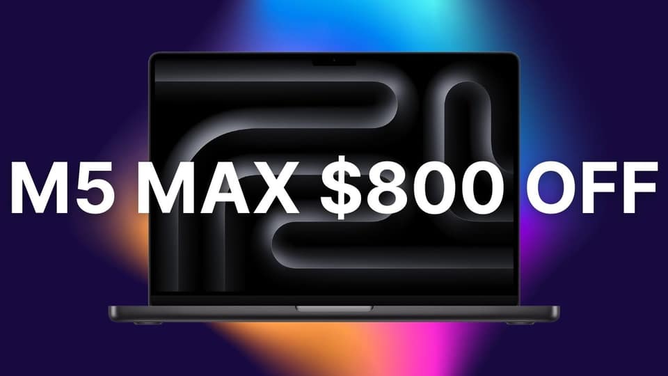 Save $800 on Apple's premium M5 Max MacBook Pro