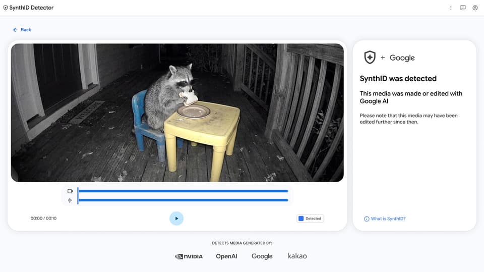 Google's AI detection website is now available