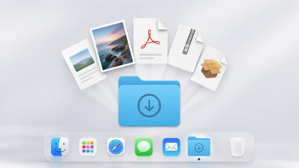 How to make Mac Downloads & other Dock folders easier to use