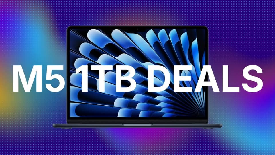 Amazon drops 1TB M5 MacBook Air to $1,399, save $200