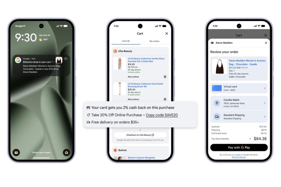 Google launches its &#8216;universal&#8217; online shopping cart ahead of the holidays