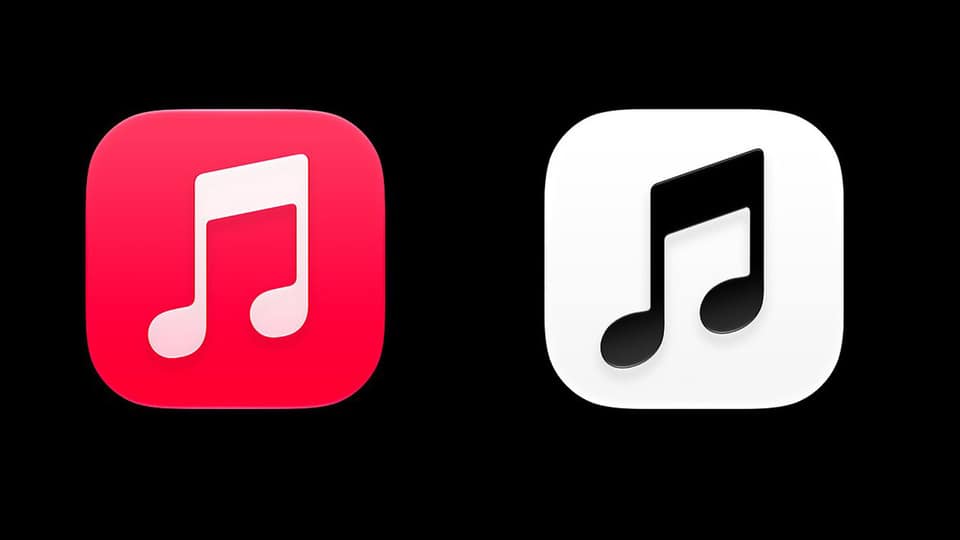 People are hating on Apple Music's redesigned black-and-white logo