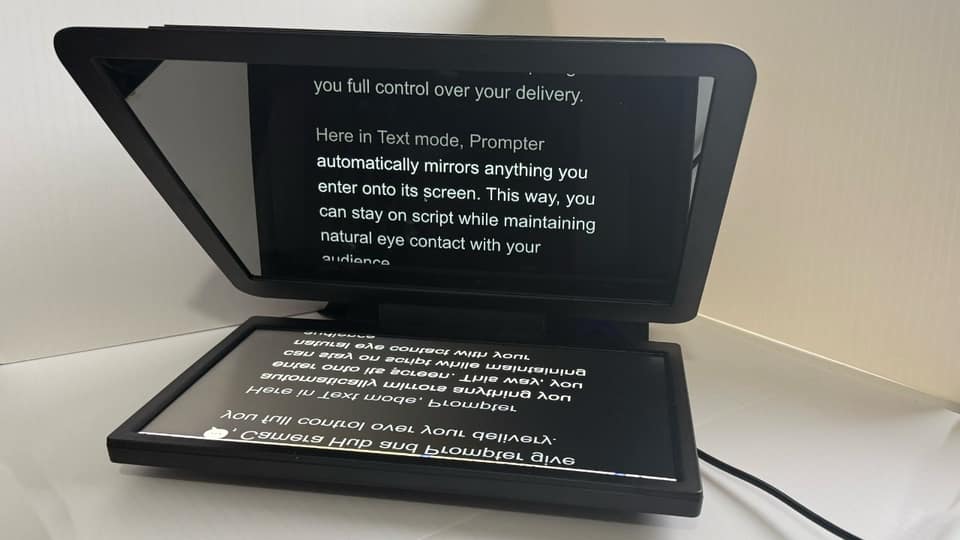 Elgato Prompter XL review -- simply the teleprompter for Apple users to buy