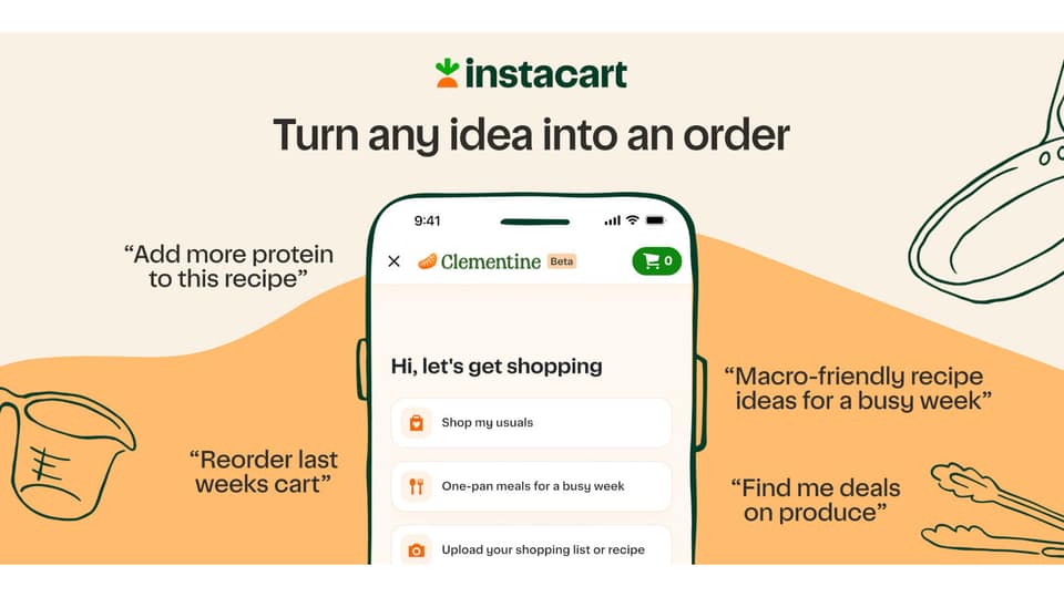 Instacart now has its own AI assistant called Clementine