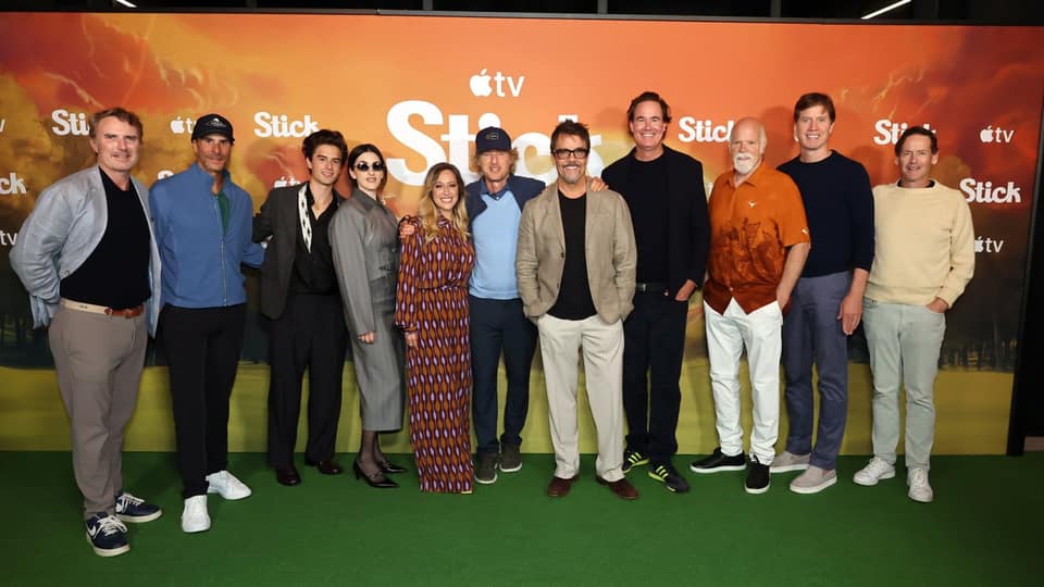 Apple TV celebrates the second season of 'Stick' with Owen Wilson at Topgolf