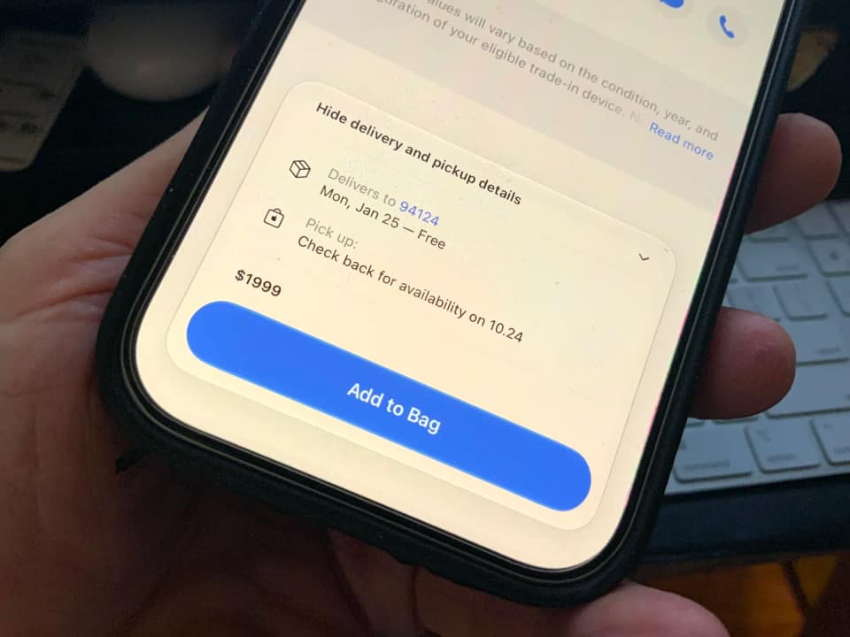 Wow, iPhone Duo is selling fast