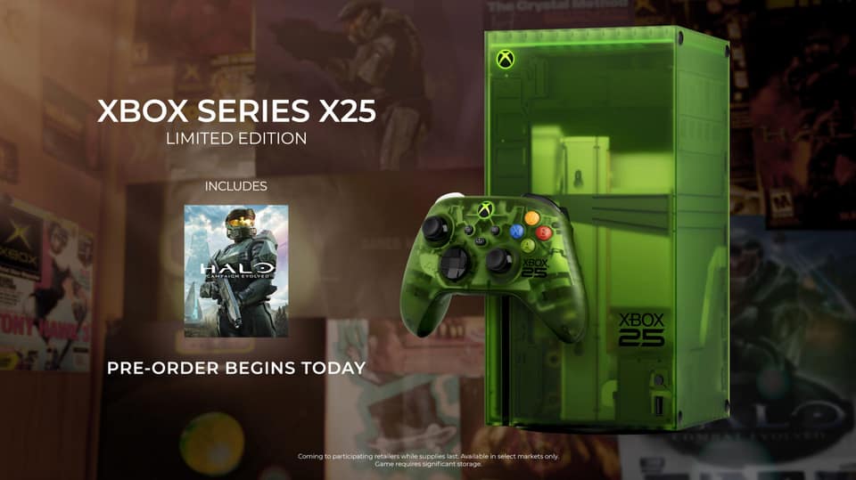 Preorders for Xbox's anniversary collection are open (for some) and the bundle costs $900