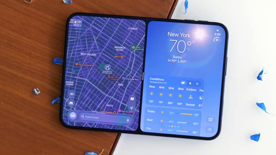 Apple responds to reports of the iPhone Duo's inner display cracking