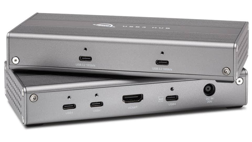 OWC's new $130 USB4 Hub adds four ports and HDMI 2.1 to your Mac