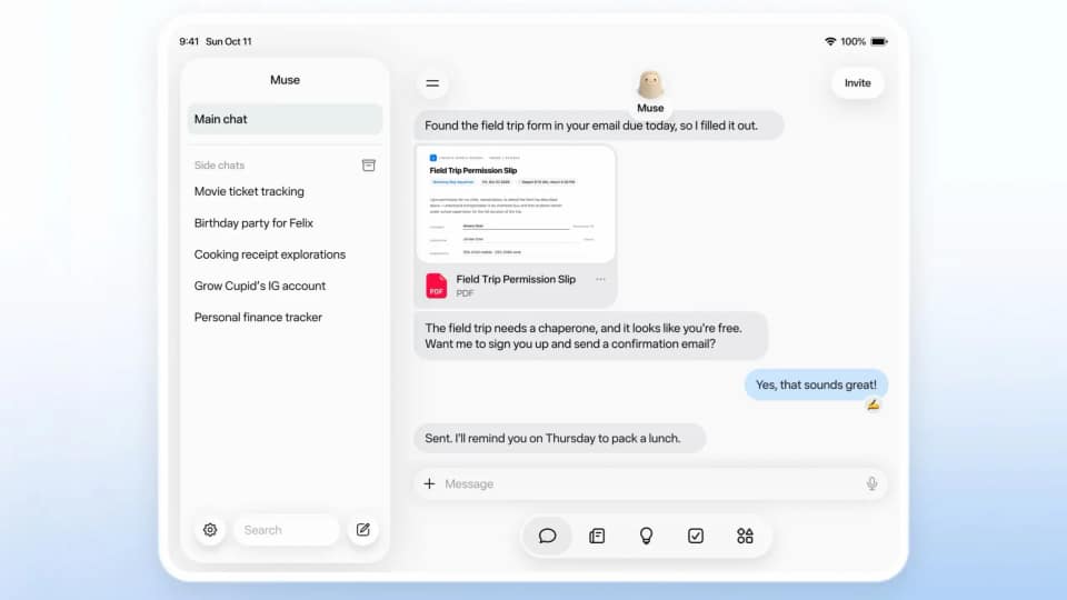 Meta’s Muse AI agent app comes to iPad